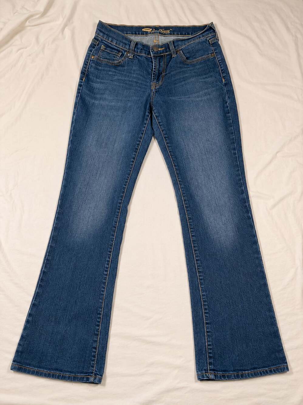 Old Navy The Sweetheart Boot-Cut Low-Rise Dark Wash Jeans